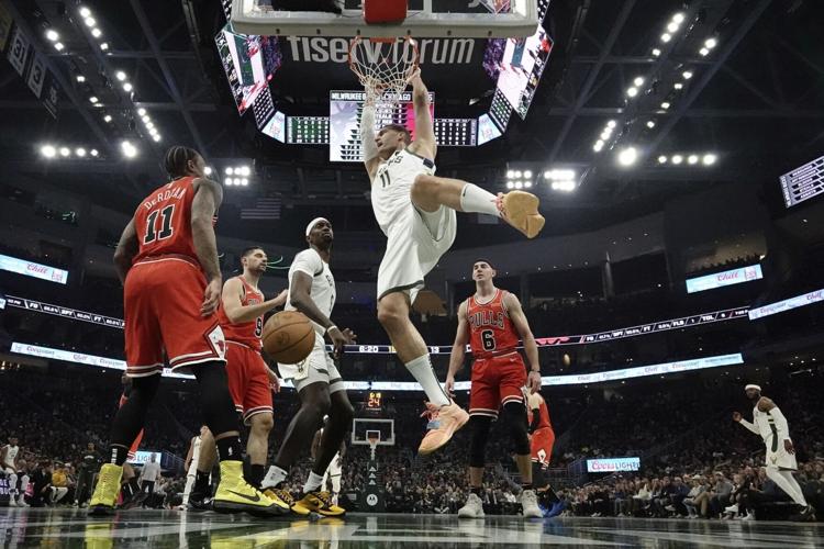 Brook Lopez returns from injury, provides shot blocking for playoffs