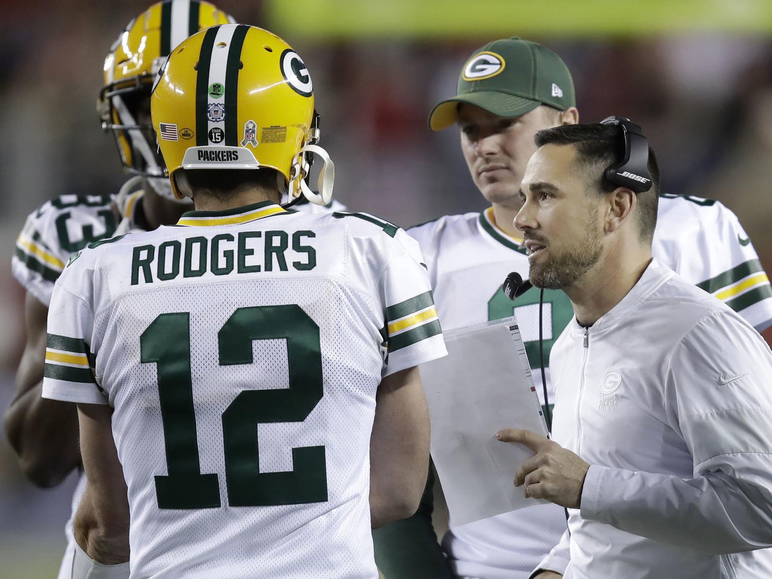 For Packers Matt Lafleur Coaching Aaron Rodgers And Jordan