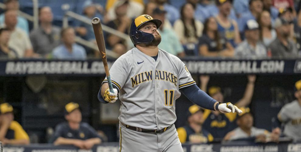 Rowdy Tellez homers twice, Brewers complete 2-game sweep of Rays