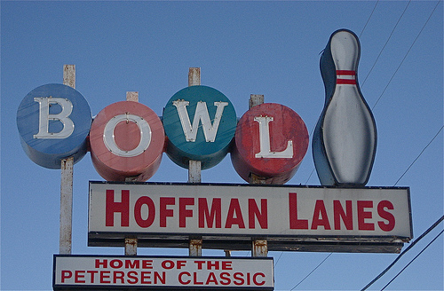 Patterson Bowling Center, the oldest continuously operating