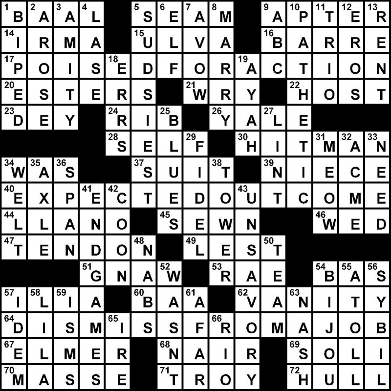 09/07/2011 Crossword Solution