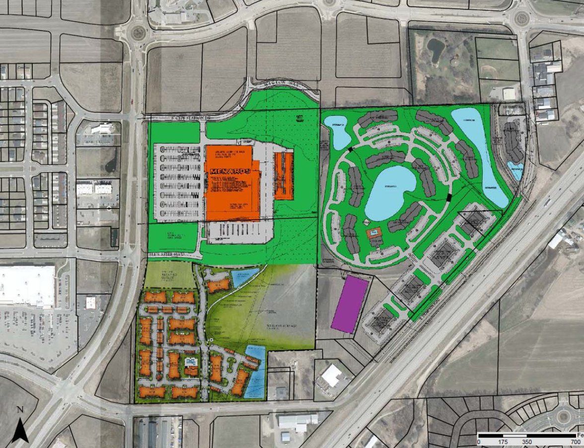 New apartment proposals in lively Sun Prairie development area include