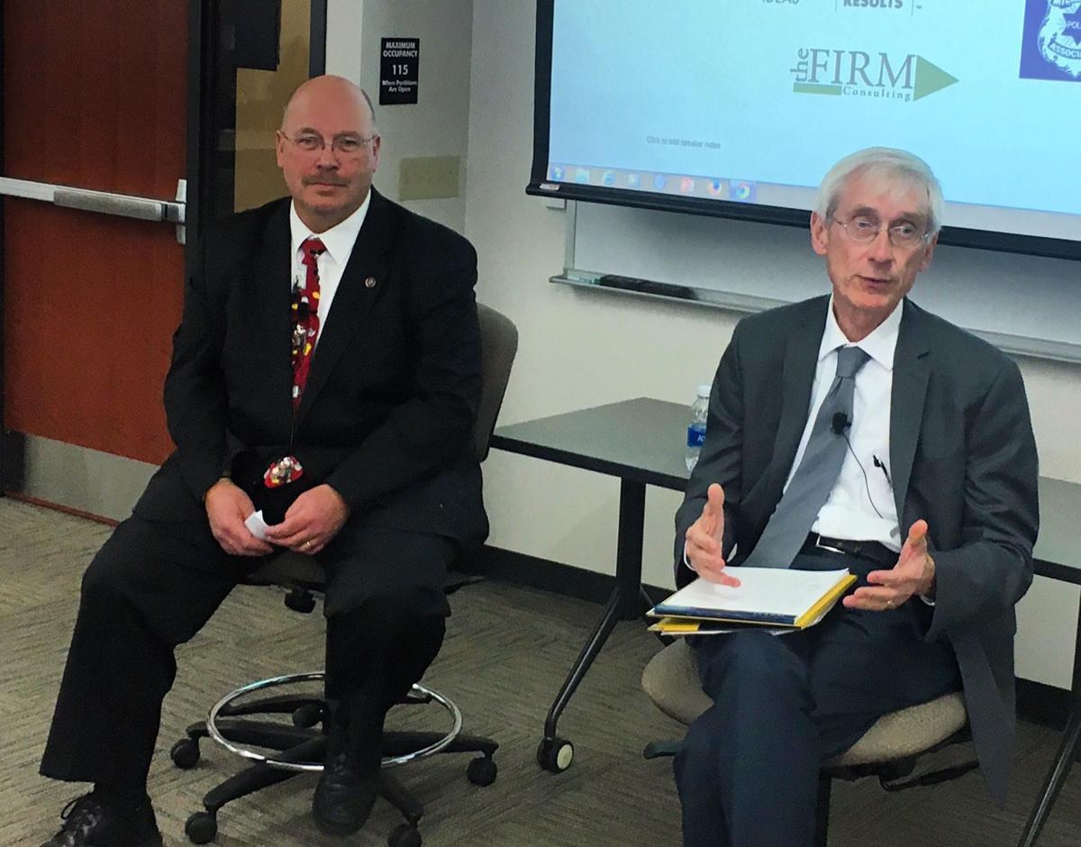 Lowell Holtz and Tony Evers (copy)