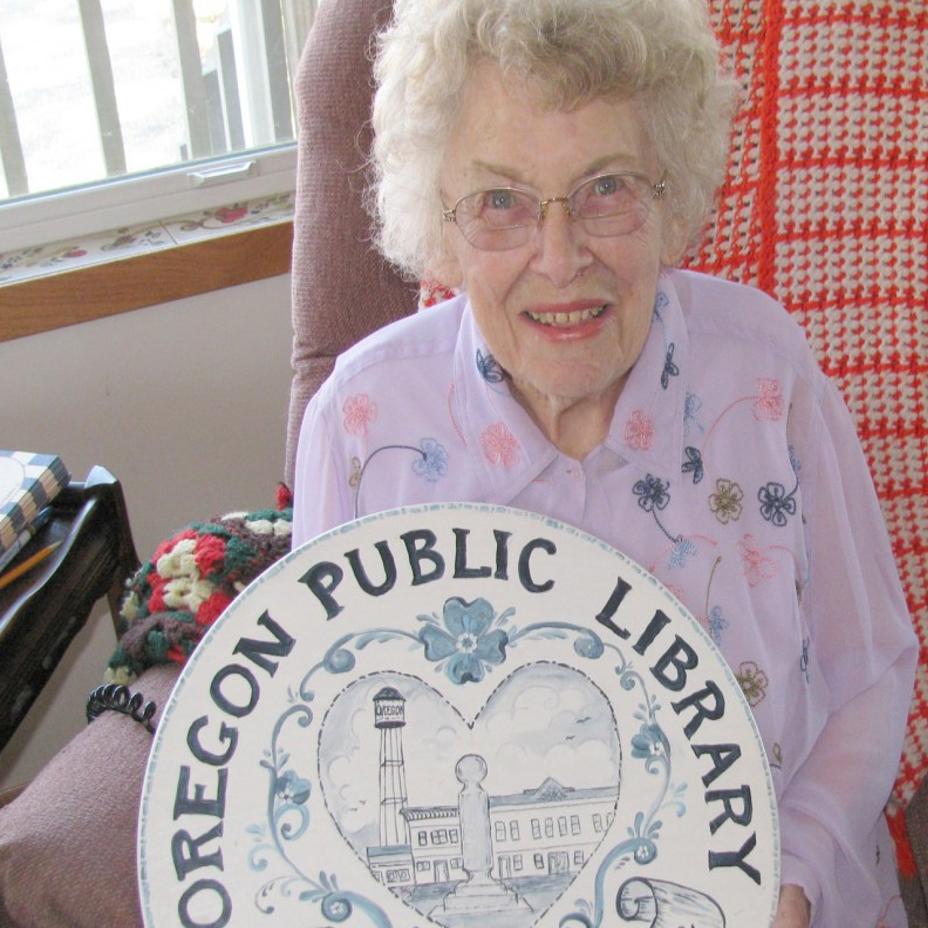 As Oregon S Library Marks Its Centennial 96 Year Old Rosemaler