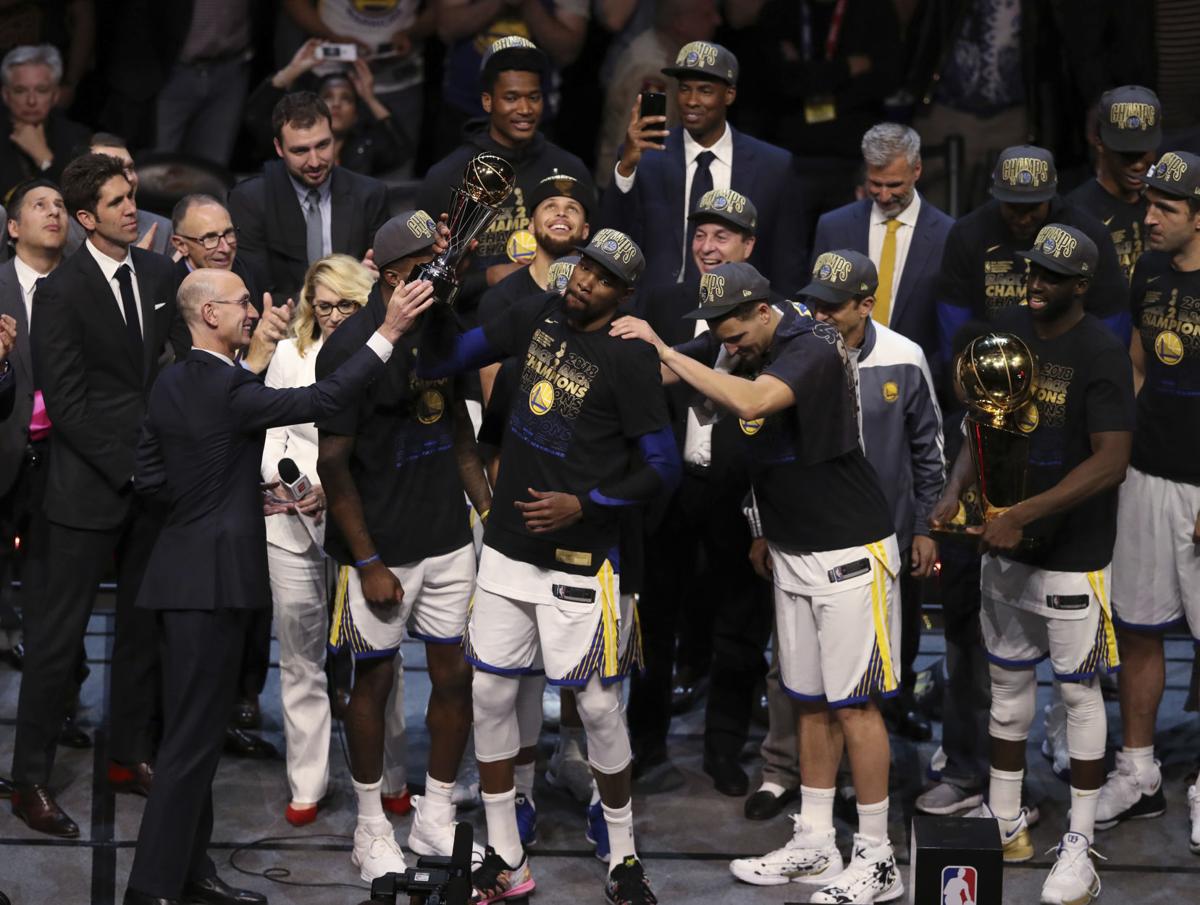 NBA Finals: 'Golden' standard, as Warriors sweep Cavs to win title