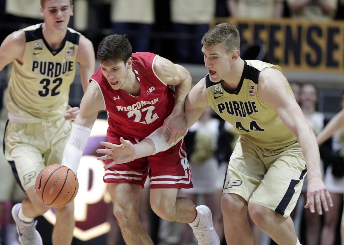 Badgers Men S Basketball Wisconsin Overmatched As No 3 Purdue