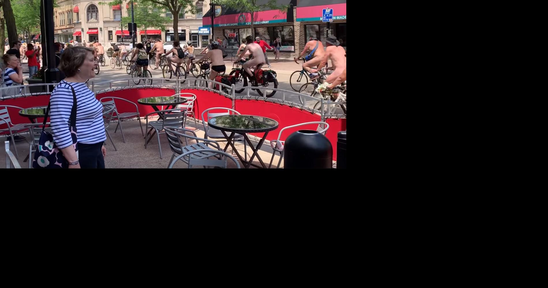 In case you missed it: Scenes from Saturday's World Naked Bike Ride in Madison