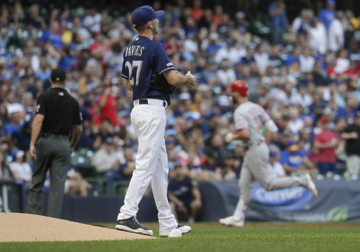 Brewers Zach Davies Bullpen Battered By Reds In 14 6 Loss Major League Baseball Madison Com