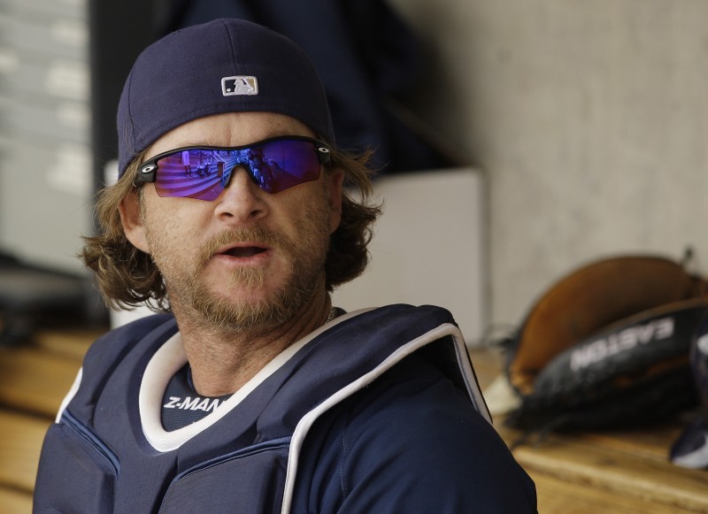 An injury kept Gregg Zaun from realizing his potential as a Brewers backstop