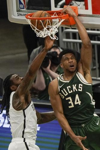 Giannis Antetokounmpo is evolving as he scores 49 points against Nets