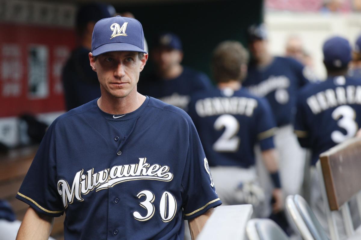 Milwaukee Brewers Spring Training 2023 3/4 Navy Blue Sleeve Raglan