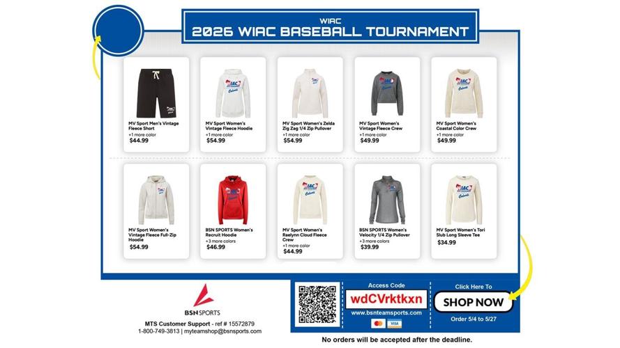 Purchase 2026 Baseball Tournament Merchandise