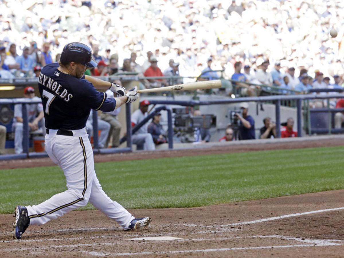 The Milwaukee Brewers Revolving Door at First Base 3 Brewers: Mark Reynolds powers Milwaukee to sweep of Reds | Major League Baseball | madison.com
