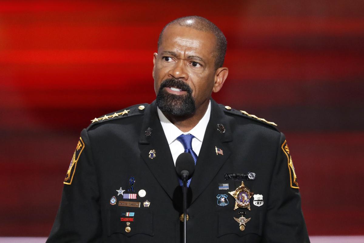 Ex-Milwaukee County Sheriff David Clarke, AP generic file photo