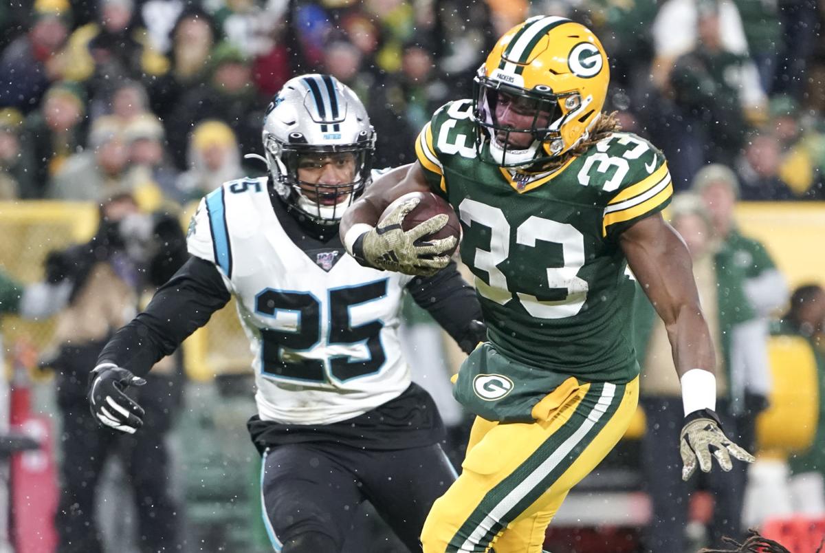 Aaron Jones - Packers vs. Panthers