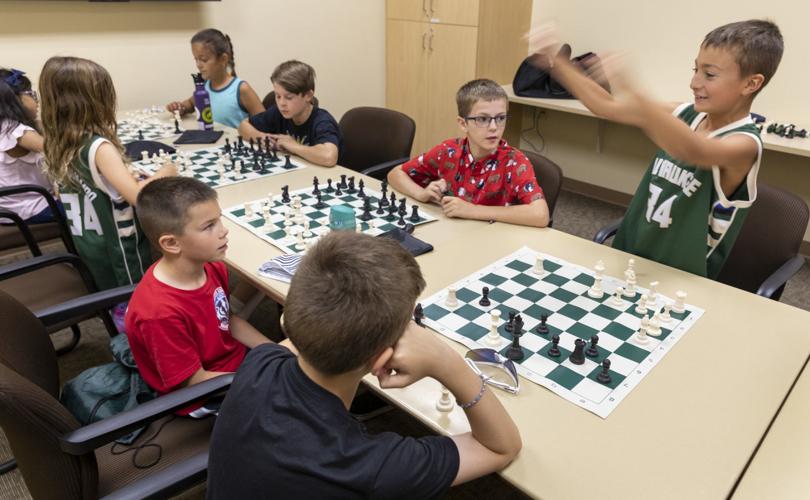 Campers take chess game to new levels