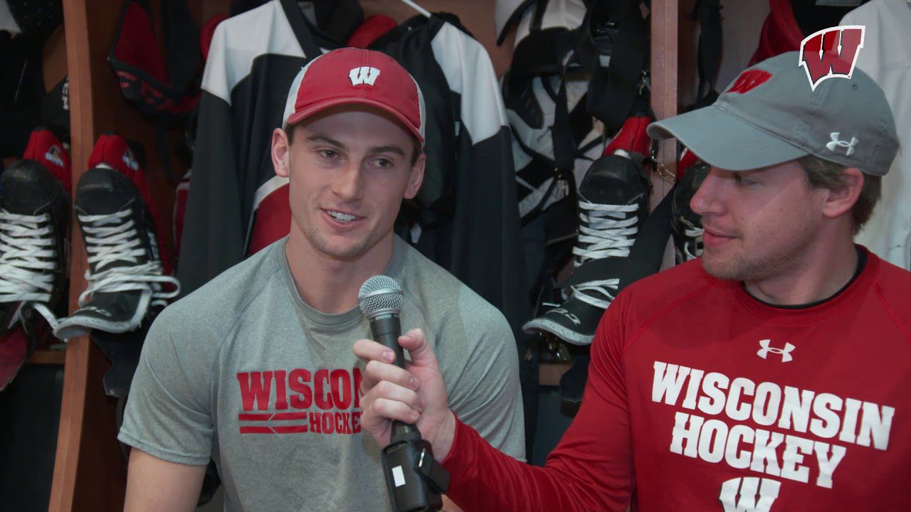 wisconsin hockey hat