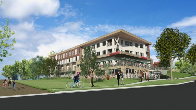 Velocity A Restaurant Apartments Development Planned Along Bike