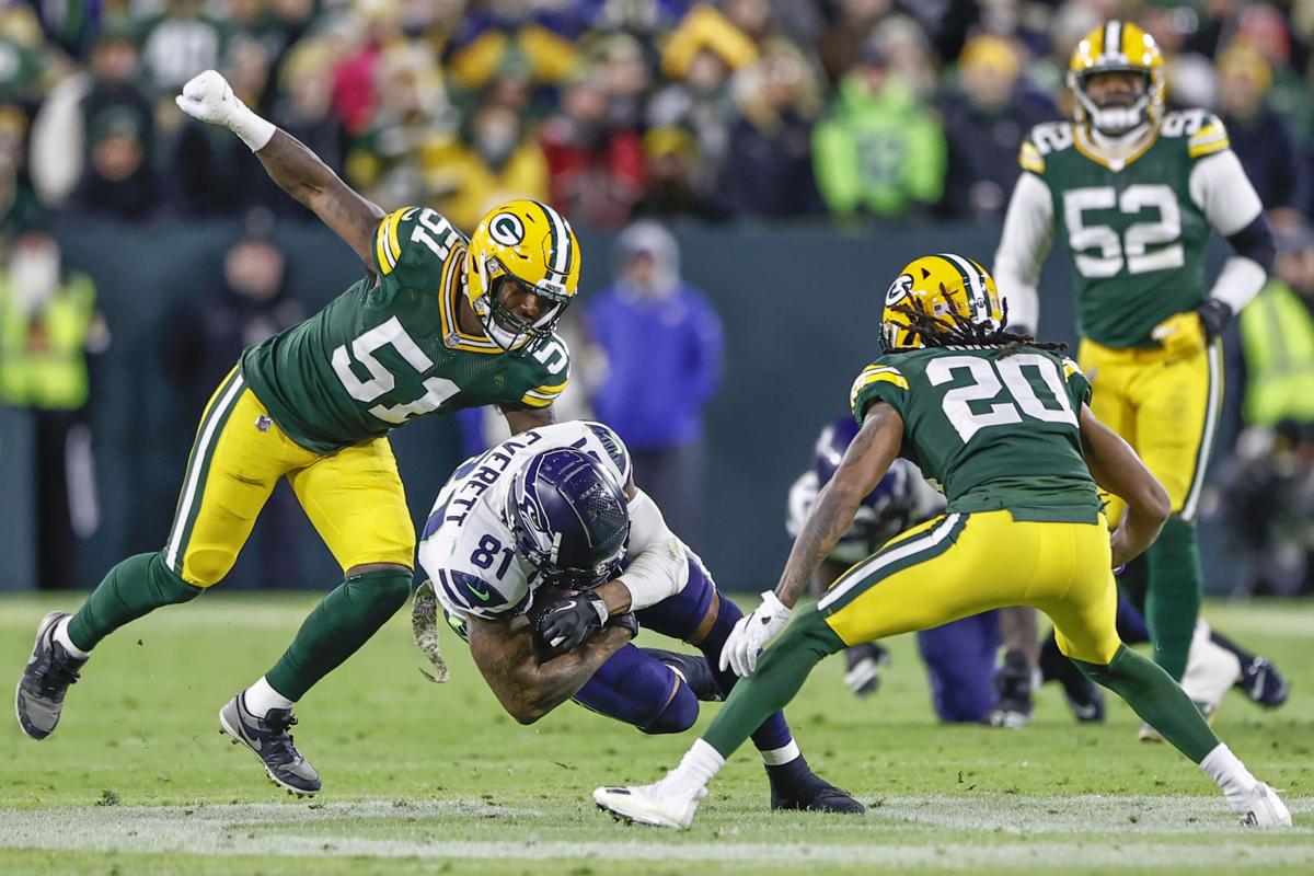 Green Bay Packers linebacker Krys Barnes was rather decent for an undrafted free agent