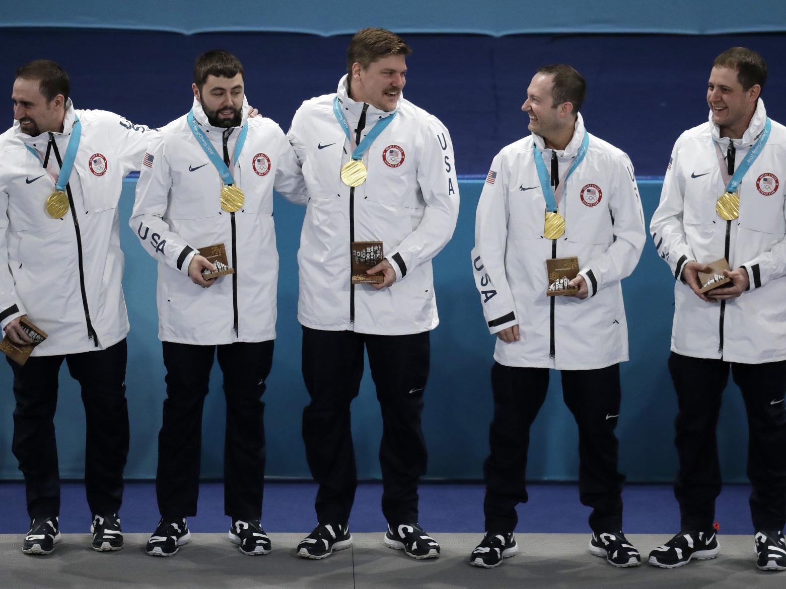 Mcfarland S Matt Hamilton Wins Gold With U S Olympic Men S Curling Team Olympics Madison Com Mcfarland S Matt Hamilton Wins Gold With U S Olympic Men S Curling Team Olympics Madison Com