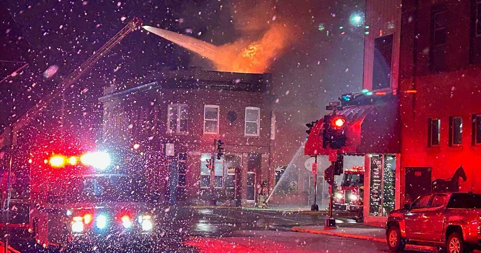 Fire breaks out in downtown Tomah - Vimarsana News