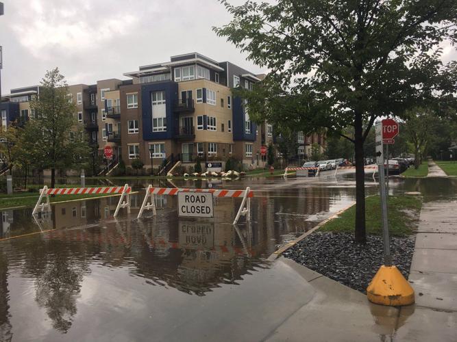 East Mifflin and Livingston streets flooding 10-2-19, State Journal photo