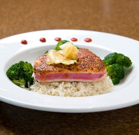 Ginger Crusted Ahi Tuna