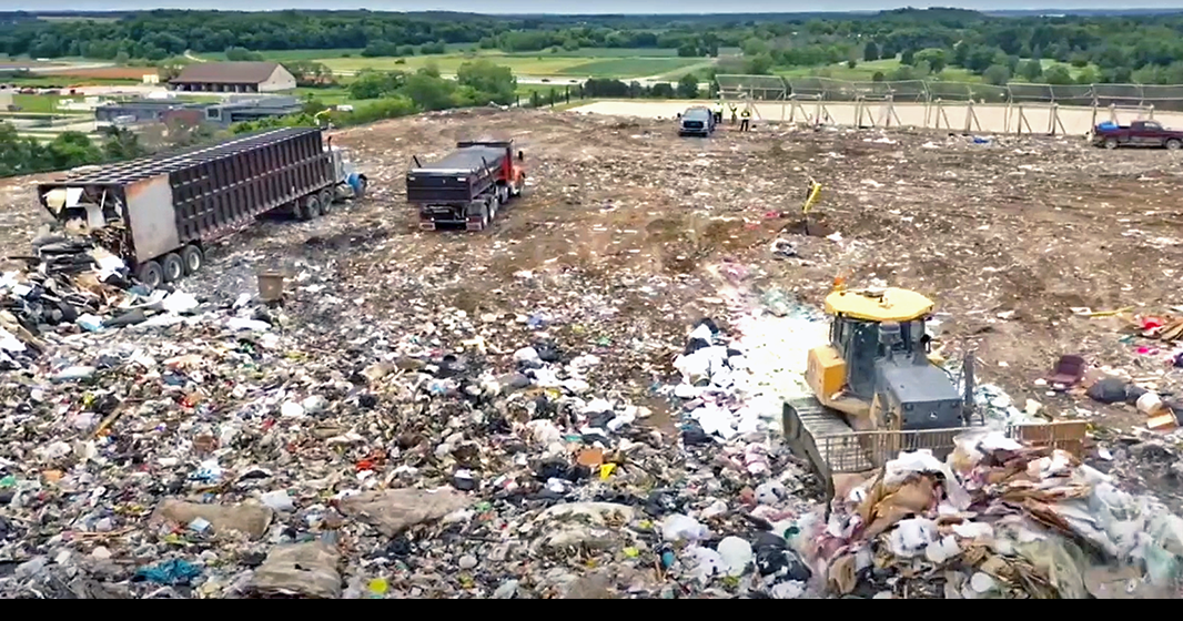 Dane County landfill like a 'sevenstory building made out of garbage'
