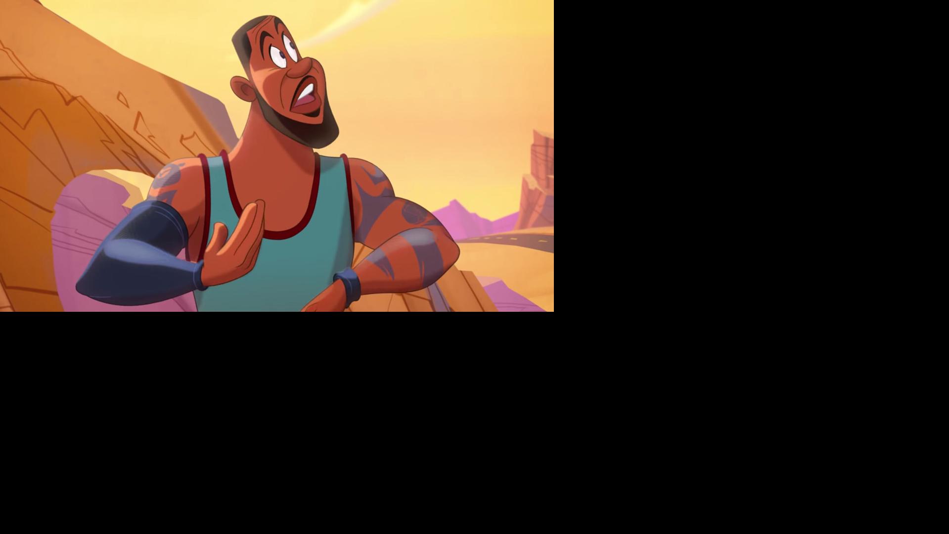 LeBron James morphs into Looney Tunes character in 'Space Jam: A New