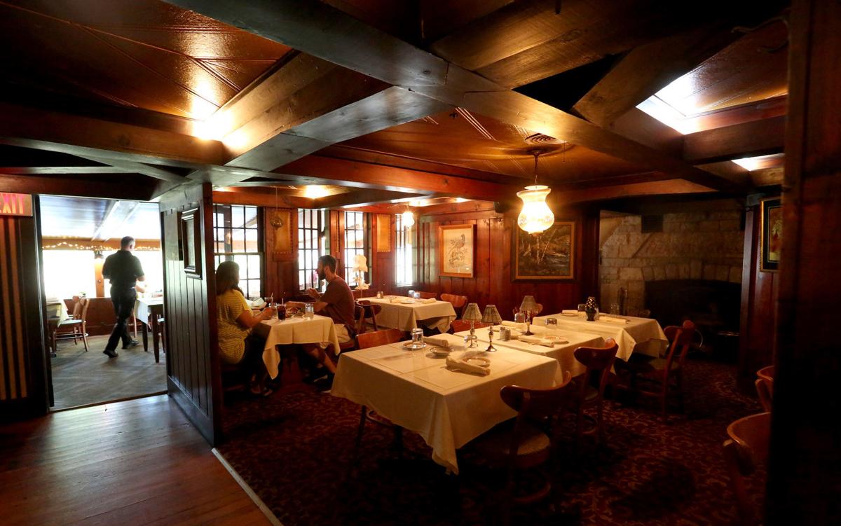 The dining area at the Edgewater Supper Club in Jefferson