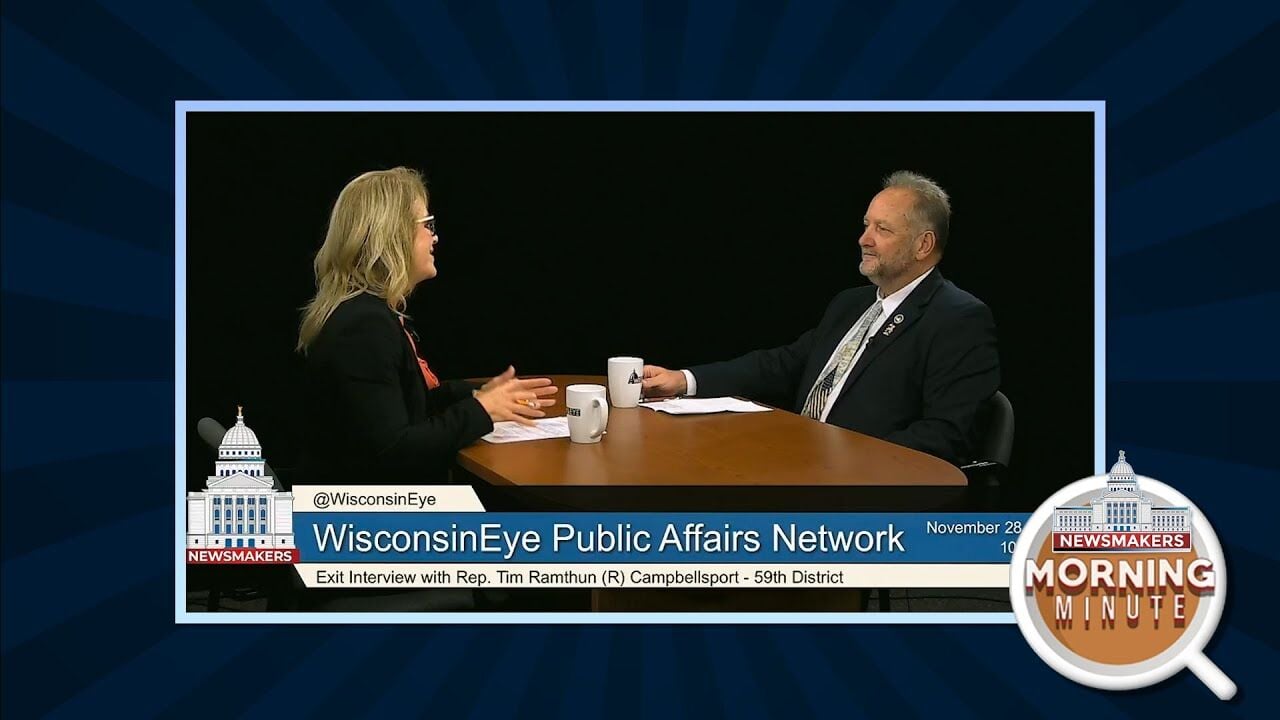 WisEye Morning Minute: Exit Interview With Rep. Timothy Ramthun