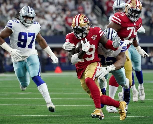 49ers hang on over Cowboys 23-17 in chaotic wild-card finish, advance to  face Packers