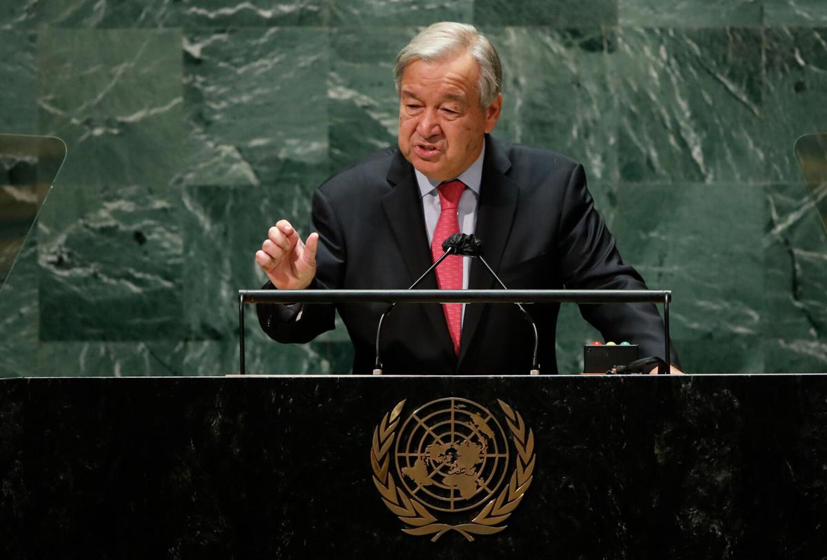 UN chief says climate alarms are ringing at a 'fever pitch' in frustrated speech