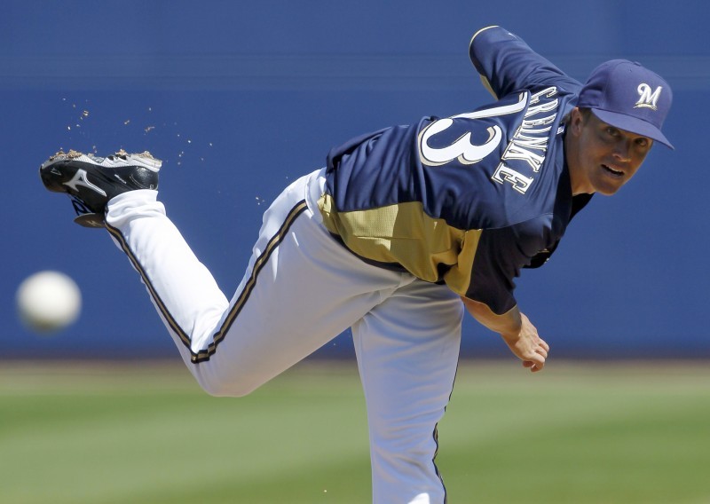 Brewers excited for Greinke's debut