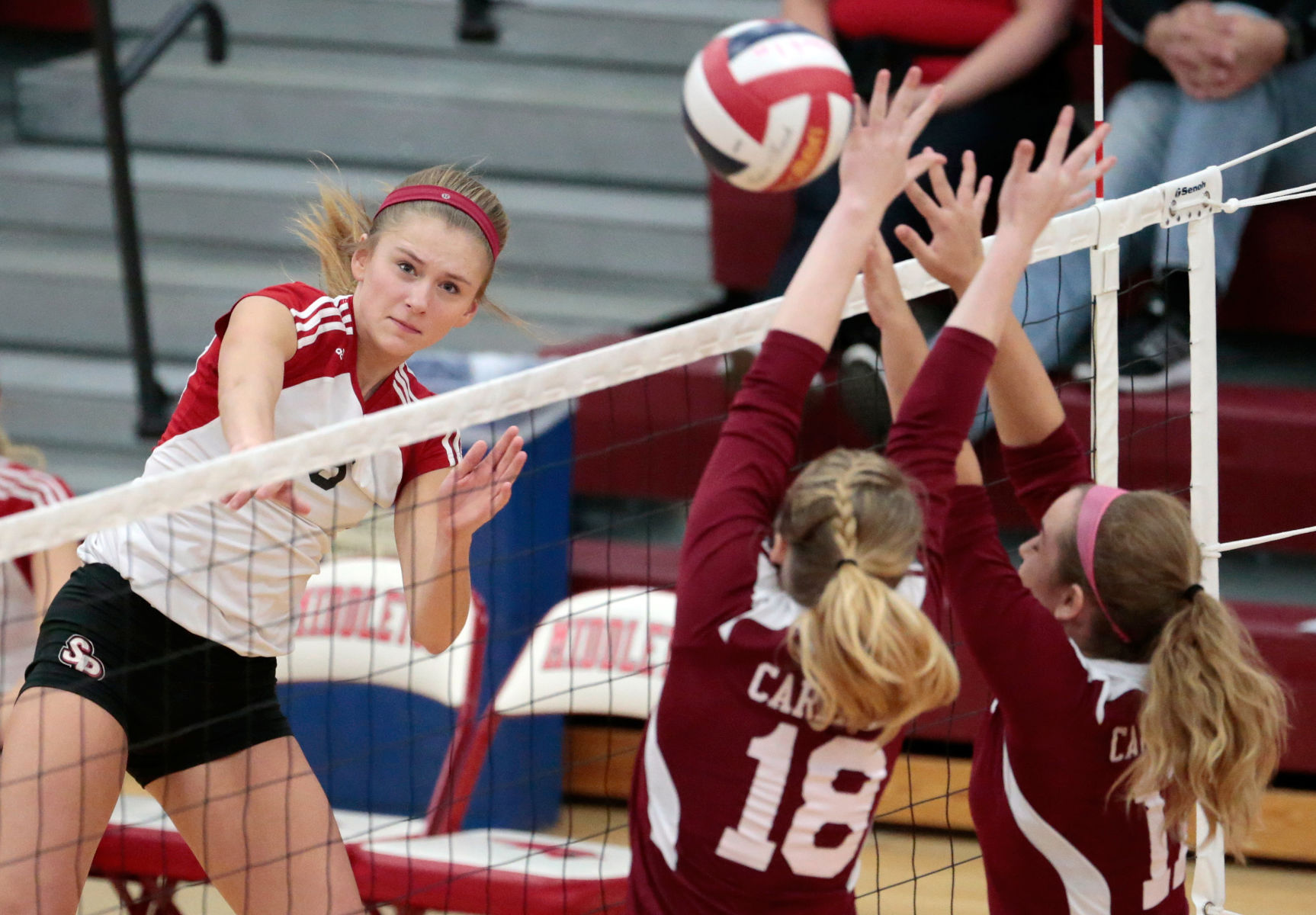 WIAA state girls volleyball Claire Chaussee sends her family into a state of perpetual motion