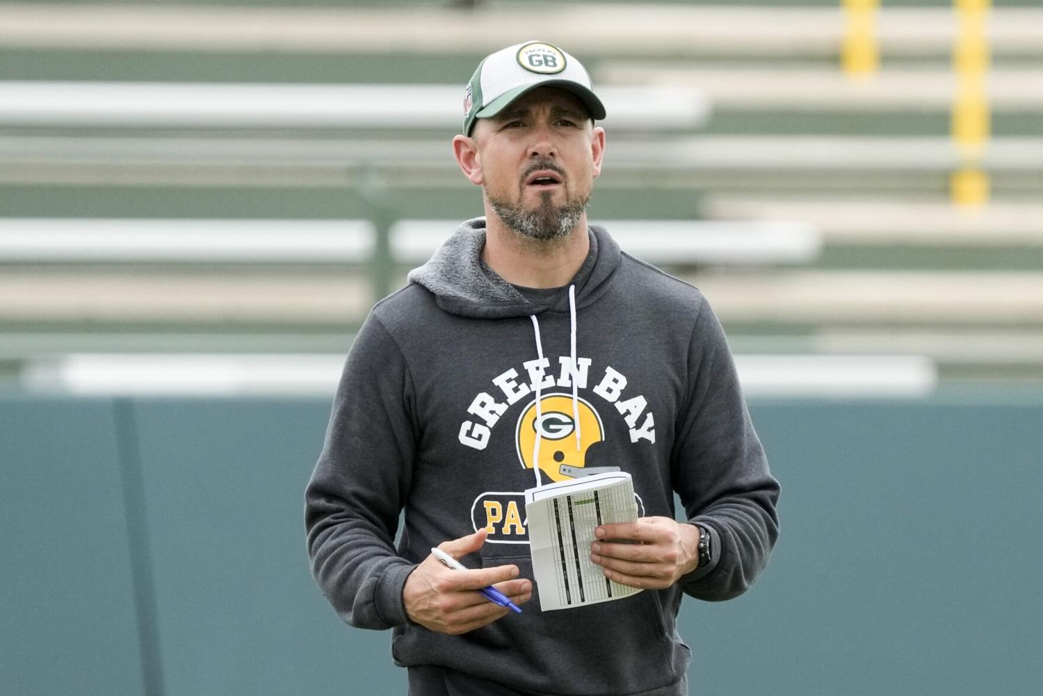 Matt Lafleur Hat / Green Bay Packers Hat / American Football Dad Hat Black