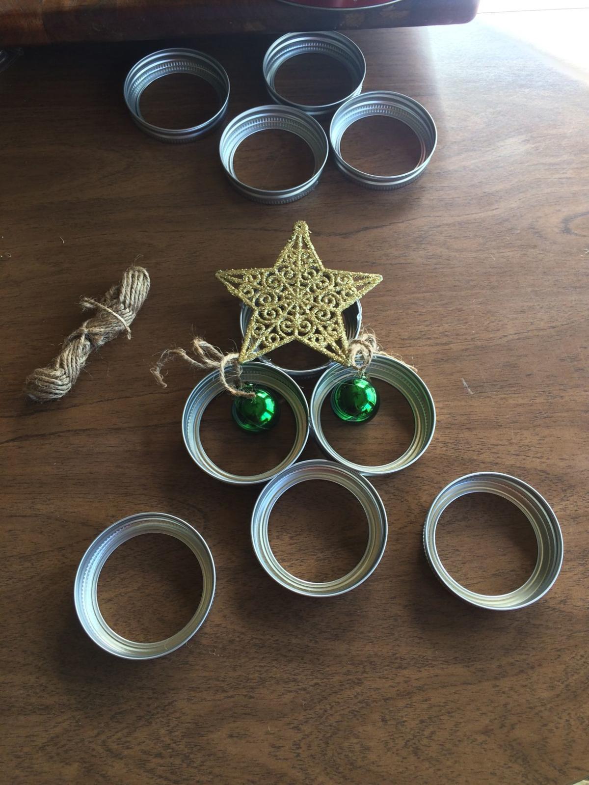 Transform jar lids and rings into holiday decorations Home & Garden
