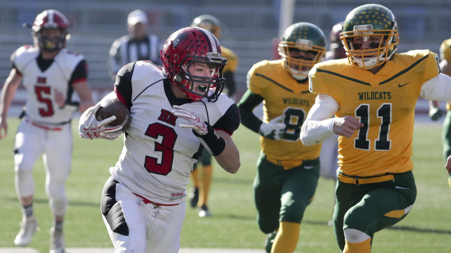 Wiaa State Football Finals Black Hawk Powers Past Edgar For