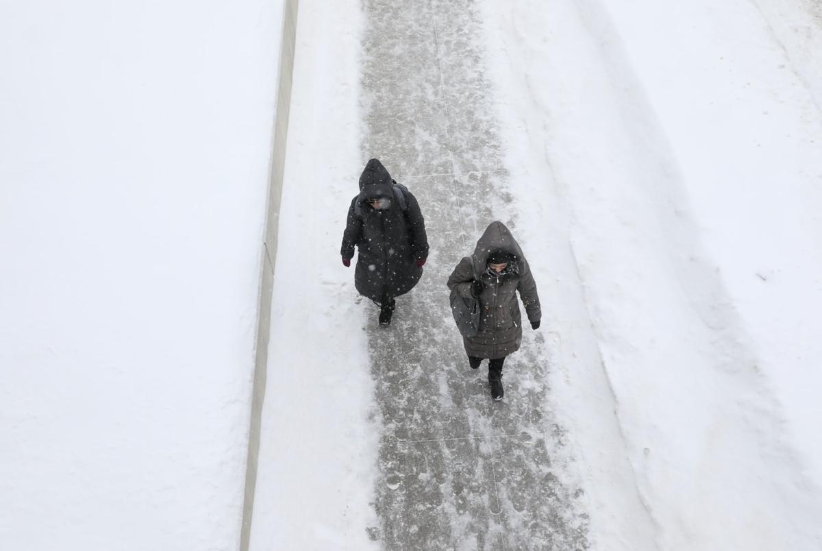 Winter storm hits Madison area