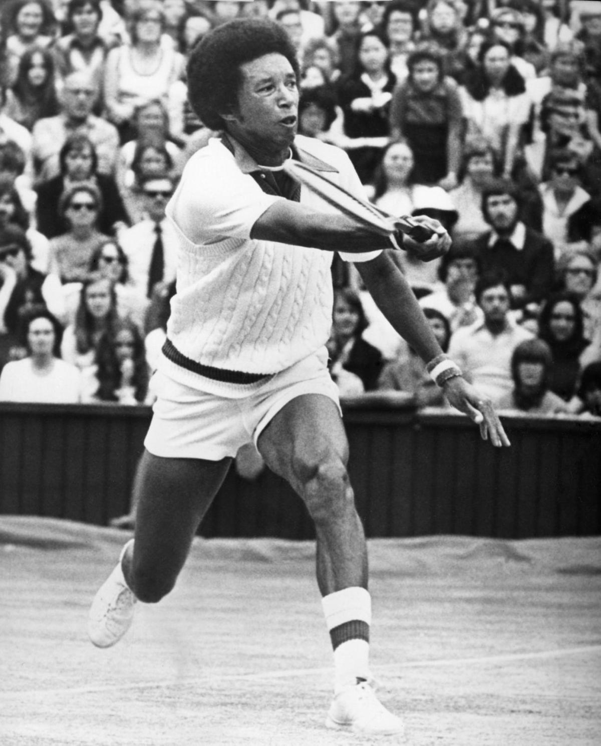 Photos: Anniversary Arthur Ashe wins Wimbledon | Madison Archives ...