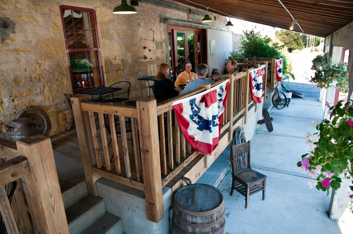 The Old Feed Mill patio