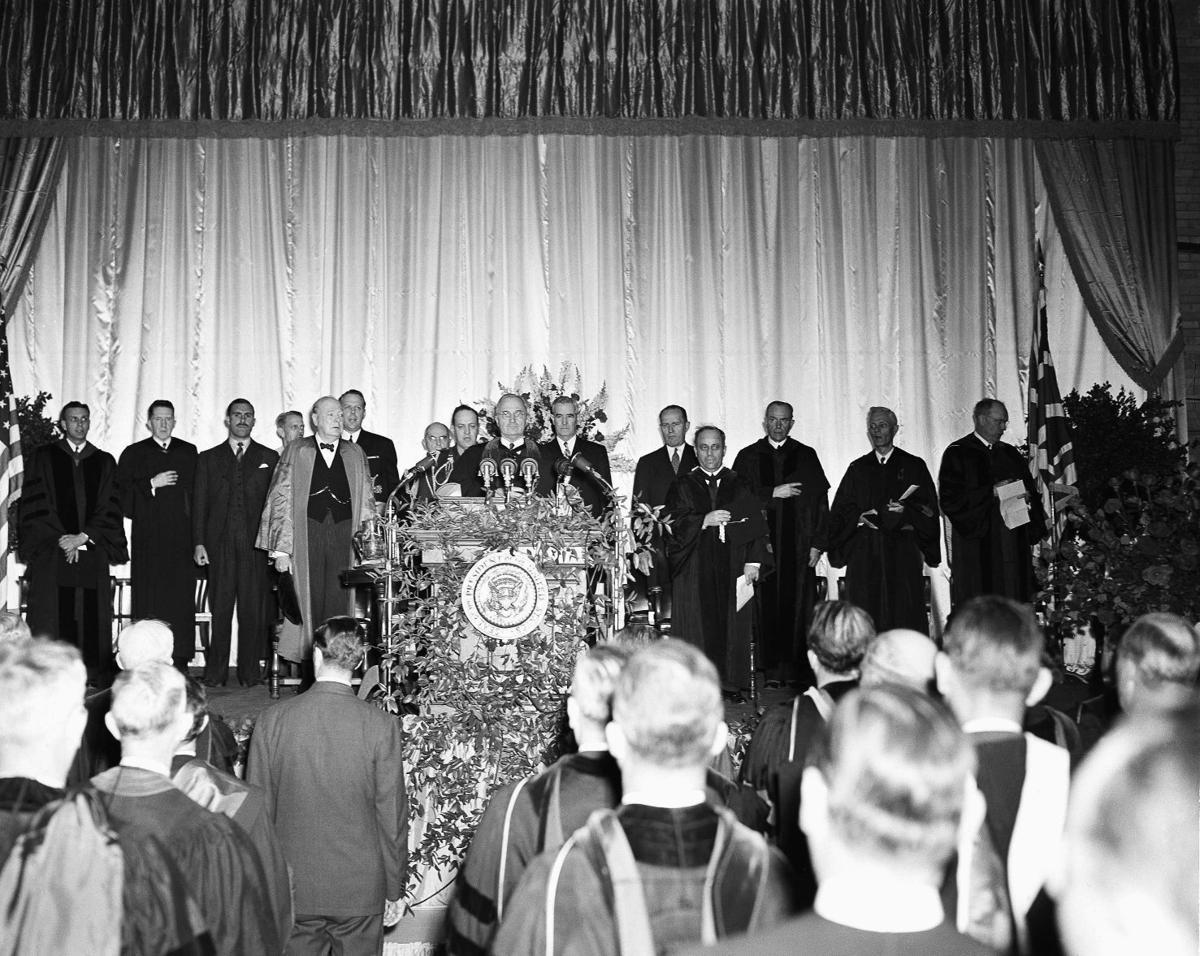 Photos Anniversary Of Churchills Iron Curtain Speech Latest News Madisoncom