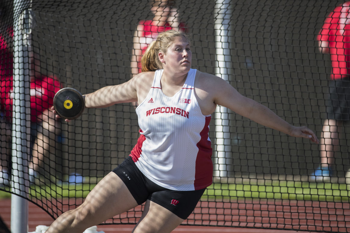 Badgers track and field Kelsey Card goes out a winner — and record