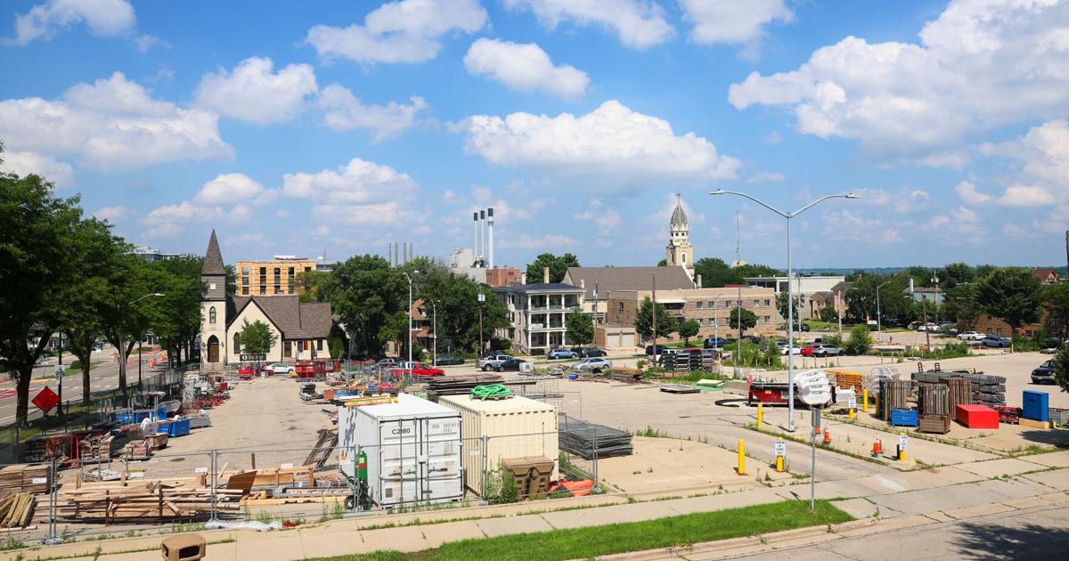 Two redevelopment plans emerge for Downtown Madison's last vacant block