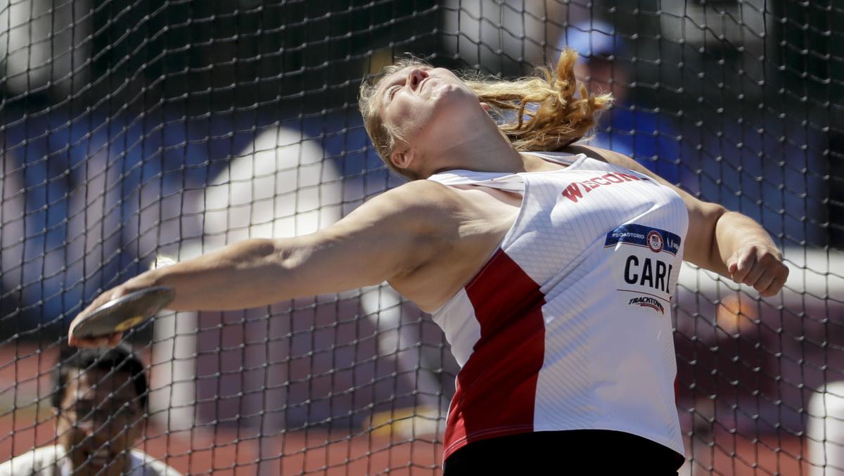 Badgers Track And Field Kelsey Card Books Trip To Olympics In Women S Discus Olympics Madison Com