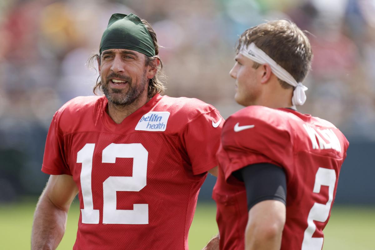 Jets&#39; rookie QB Zach Wilson enjoys &#39;fanboy&#39; moment with Packers&#39; Aaron  Rodgers | Pro football | madison.com