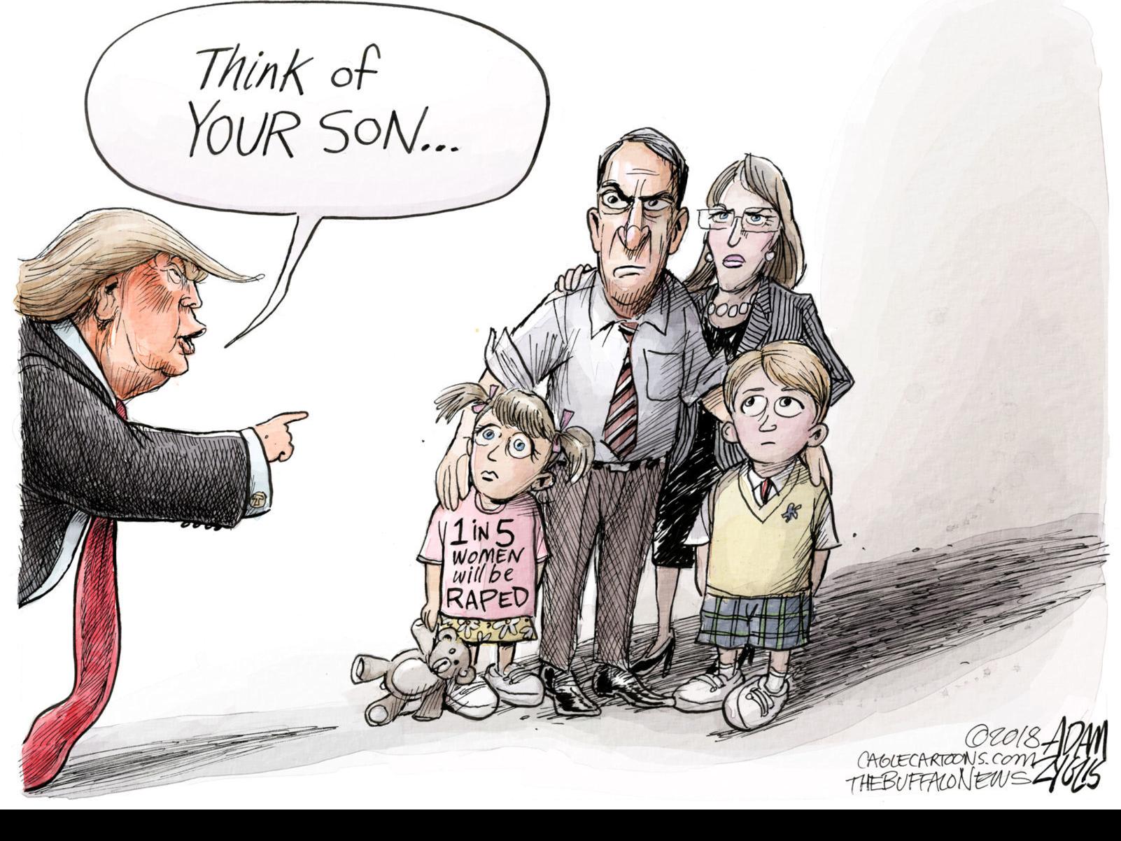 Trump Worries About Your Son In Adam Zyglis Latest Political Cartoon Opinion Cartoon Madison Com