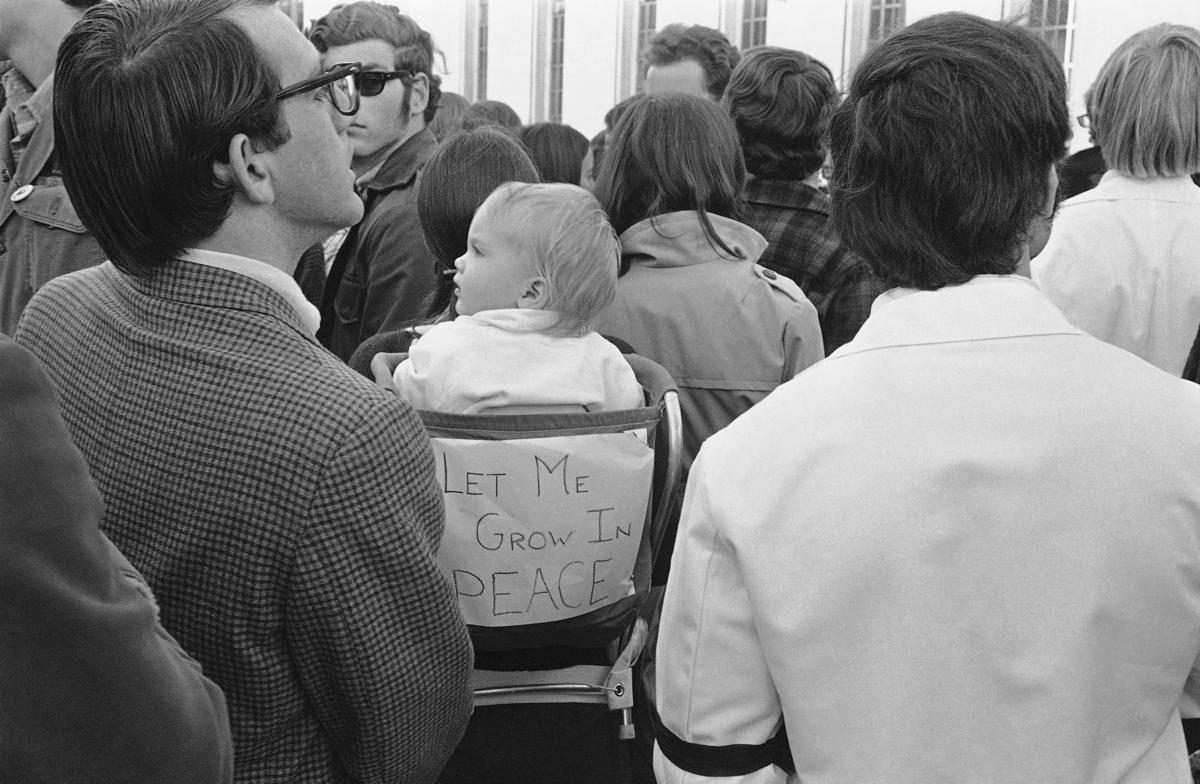 Demonstration Moratorium Day in Cincinnati 1969