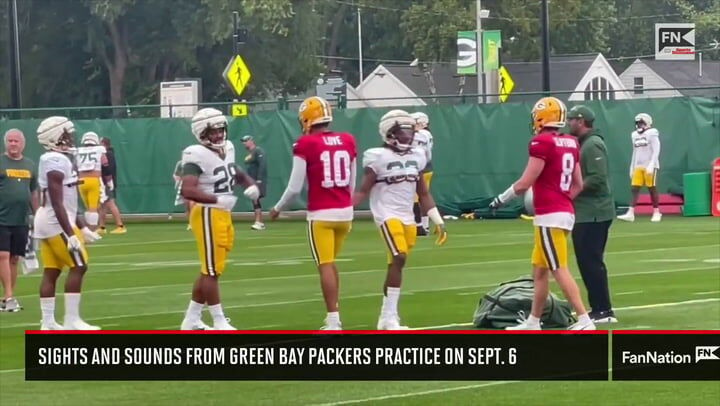 Scenes from Green Bay Packers Practice Before Week 1 vs. Chicago Bears