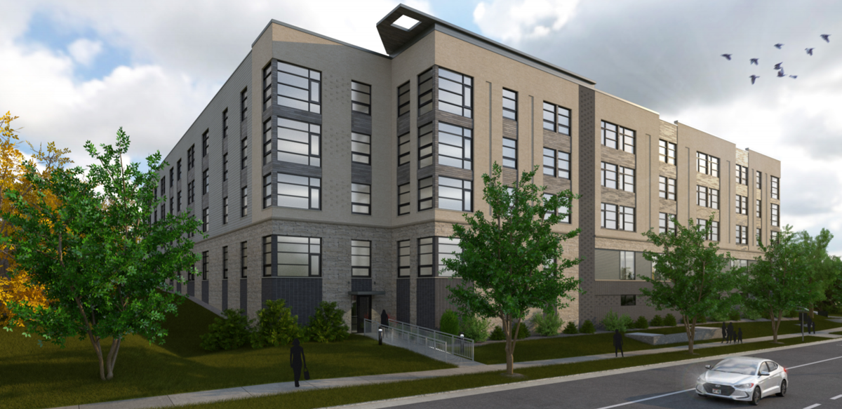 Oakwood Village new housing rendering